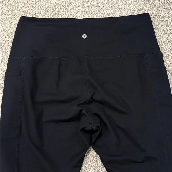 Danskin Womens Black Leggings with Pockets XL - Picture 6 of 9